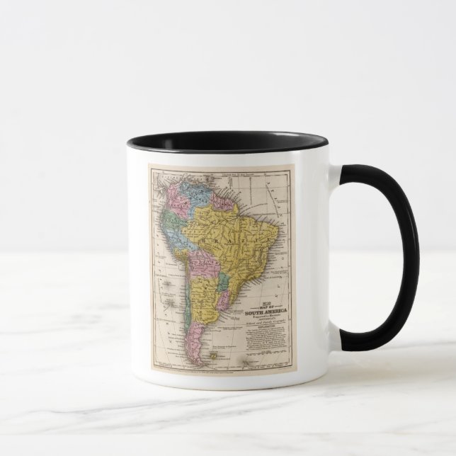 Mug Carte de l'Amérique du Sud 5 (Droite)