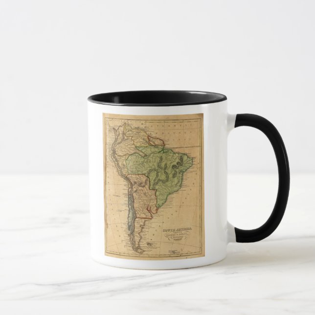 Mug Carte de l'Amérique du Sud par Worcester (Droite)