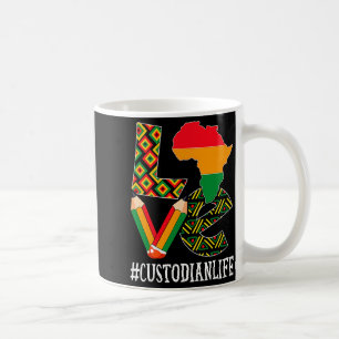 Mug Carte de l'amour du gardien Histoire afro-américai