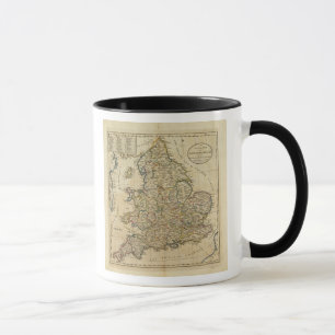 Mug Carte de l'Angleterre et du pays de Galles