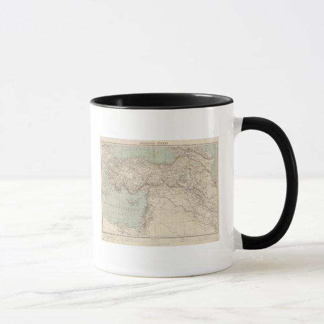 Mug Carte de l'Atlas turc (Droite)