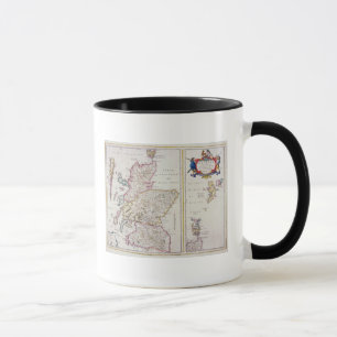 Mug Carte de l'Ecosse, c.1700