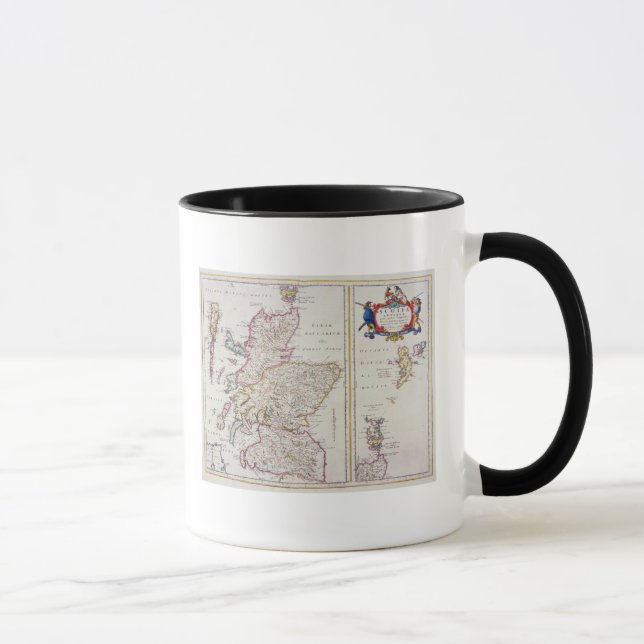 Mug Carte de l'Ecosse, c.1700 (Droite)