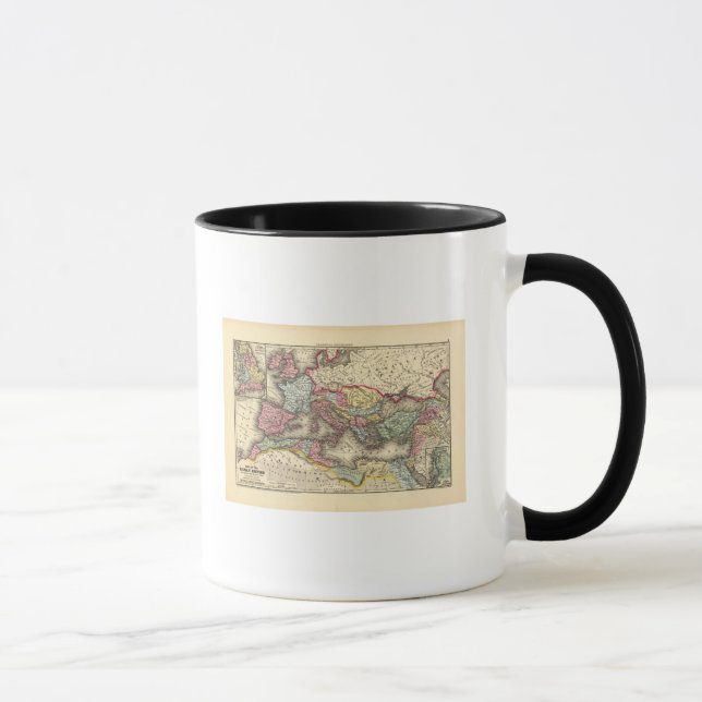 Mug Carte de l'Empire romain (Droite)