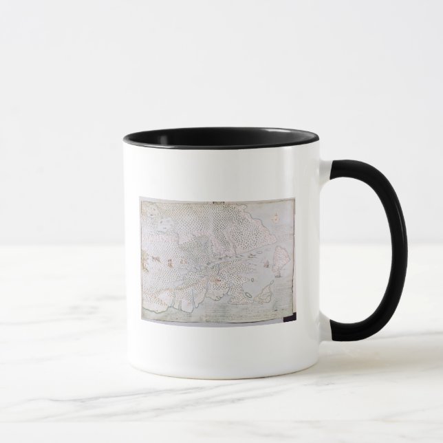 Mug Carte de l'estuaire 2 de St Lawrence (Droite)
