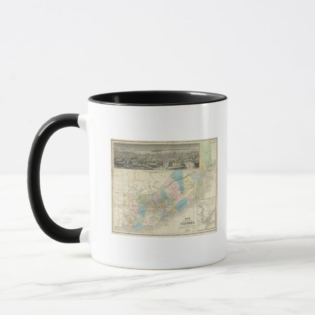 Mug Carte De L'État De Californie (Gauche)