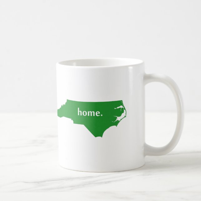 Mug Carte de l'état de la silhouette de la maison de l (Droite)