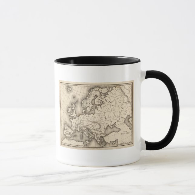 Mug Carte de l'Europe (Droite)