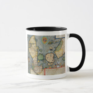 Mug Carte de l'Europe du Nord, de 'Civitates Orbis