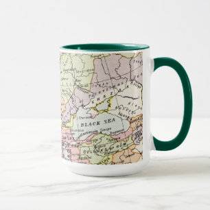 Mug Carte de l'Europe   la troisième croisade