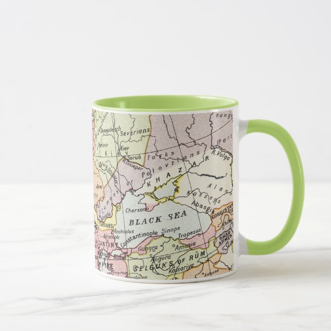 Mug Carte de l'Europe | la troisième croisade (Droite)