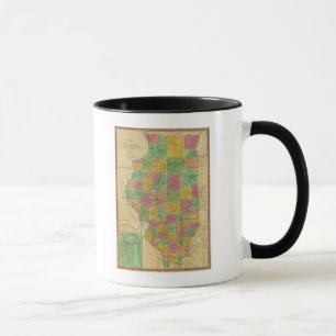 Mug Carte de l'Illinois