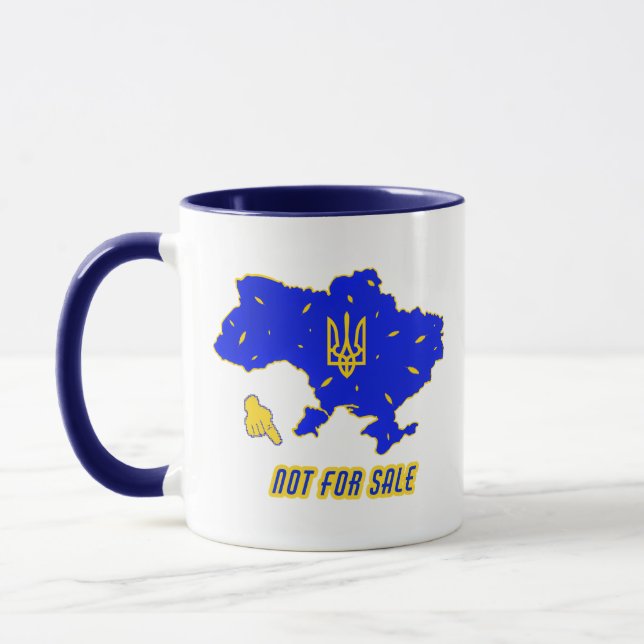 Mug Carte de l'Ukraine (Gauche)