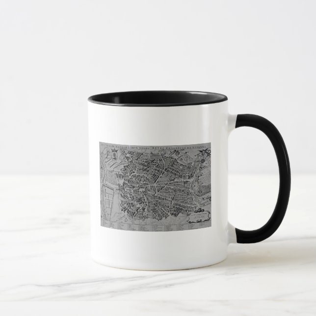 Mug Carte de Madrid (Droite)