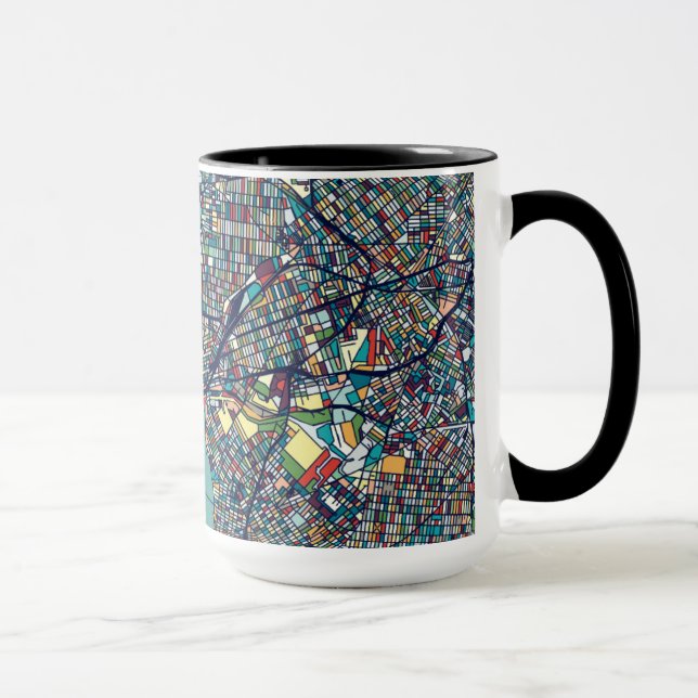 Mug Carte de Manhattan New York (Droite)