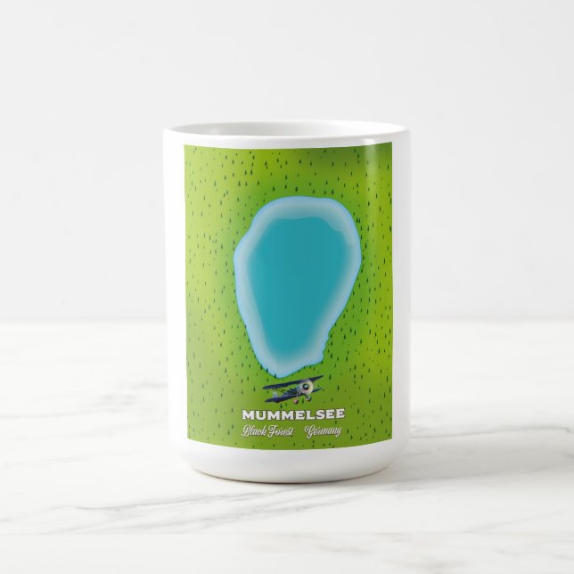 Mug Carte de Mummelsee Forêt-Noire Allemagne. (Centre)