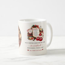 Carte de Noël et Nouvel An personnalisée pour gran