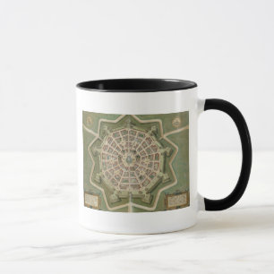 Mug Carte de Palma, de "Civitates Orbis Terrarum" par