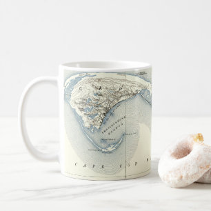Mug Carte de Provincetown Cape Cod le Massachusetts