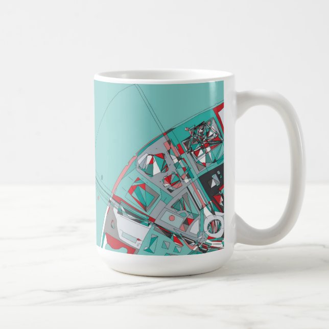 Mug Carte de structure de ville de Londres (Droite)