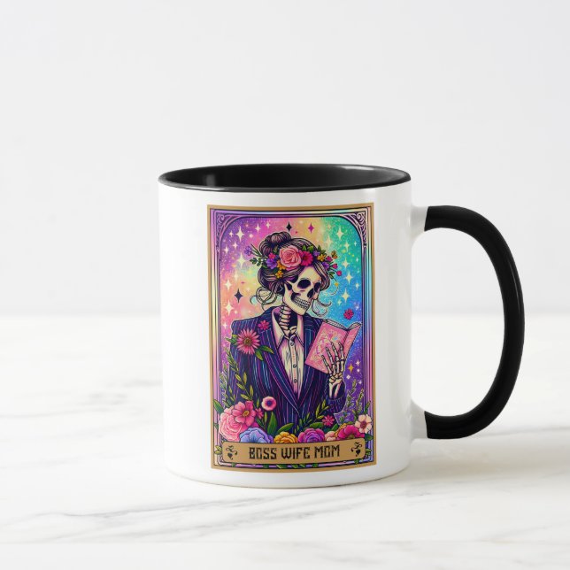 Mug Carte de tarot amusante/Fête des mères/Maman mère  (Droite)