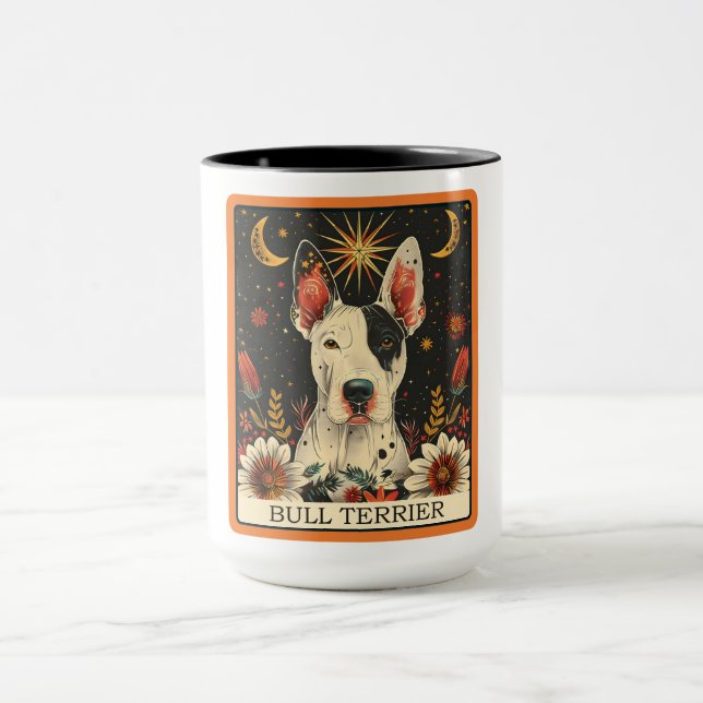 Mug Carte de Tarot Chien Mot de Mot de Passe (Centre)