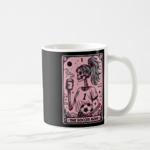 Mug Carte de tarot de maman de football féminine, mama