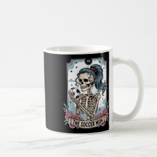 Mug Carte de tarot de maman de football squelette Mère