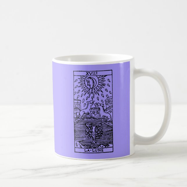 Mug Carte de tarot : La lune (Droite)