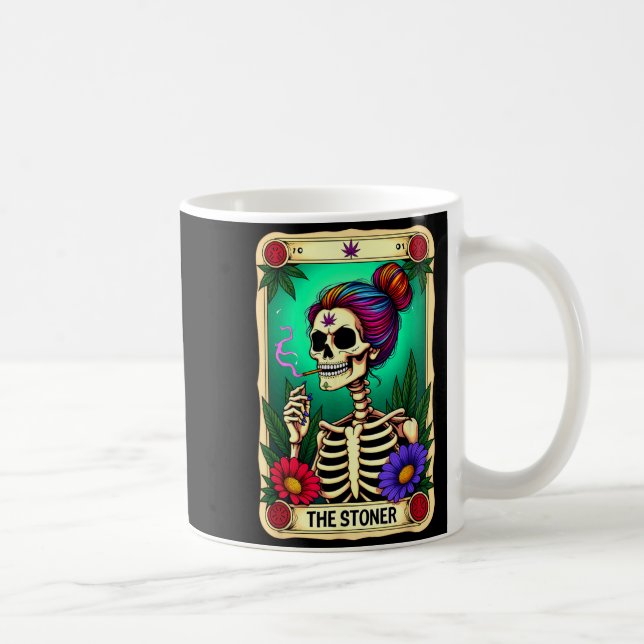 Mug Carte de tarot Le squelette du chignon désordonné  (Droite)
