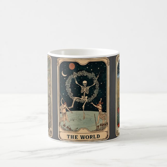 Mug Carte de tarot Skelton (Skelton tarot cup)