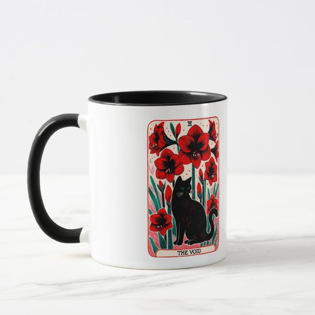 Mug Carte de Tarot Void Cat (Gauche)