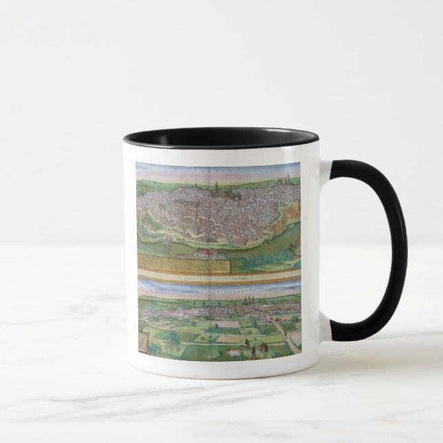 Mug Carte de Toledo et de Valladolid, de 'Civitates (Droite)