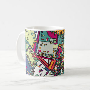 Mug Carte de ville de Budapest, Hongrie