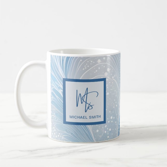 Mug Carte de visite Luxe Square – Professionnelle (Gauche)