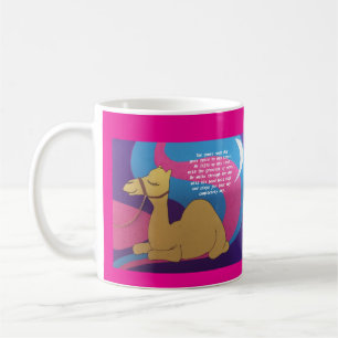 Mug Carte de voeux de poème de chameau.