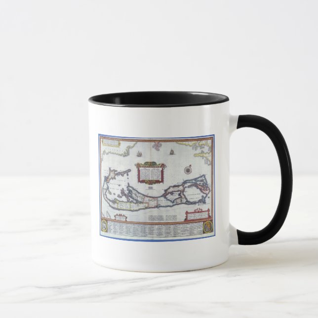 Mug Carte des Bermudes (Droite)