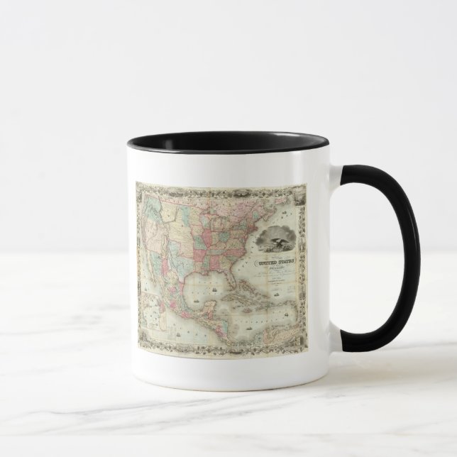 Mug Carte Des États-Unis D'Amérique (Droite)