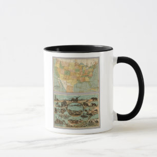 Mug Carte des États-Unis d'Amérique 2