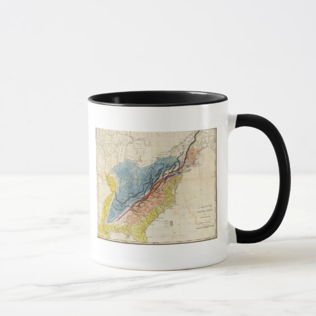 Mug Carte des États-Unis d'Amérique 3 (Droite)