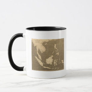 Mug Carte des îles de l'Inde orientale par Arrowsmith