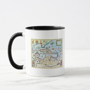 Mug Carte des îles des Caraïbes