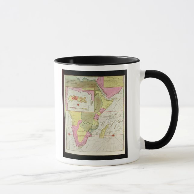 Mug Carte des pays de l'Afrique (Droite)