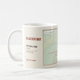 Mug Carte des sentiers de randonnée du parc national d