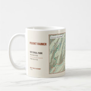 Mug Carte des sentiers de randonnée du parc national d
