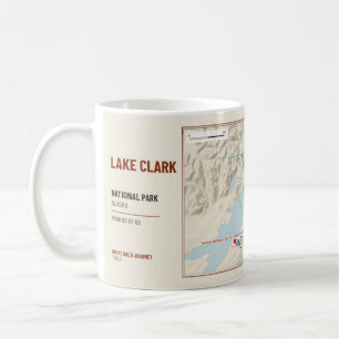 Mug Carte des sentiers de randonnée du parc national d
