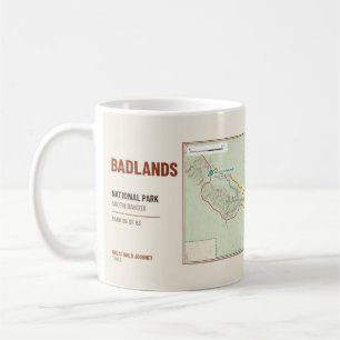 Mug Carte des sentiers de randonnée du parc national d
