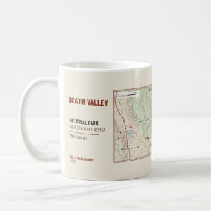 Mug Carte des sentiers de randonnée du parc national d