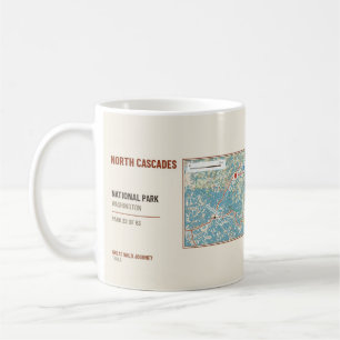 Mug Carte des sentiers de randonnée du parc national d