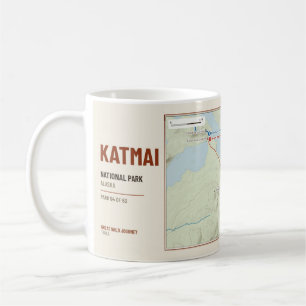 Mug Carte des sentiers de randonnée du parc national d